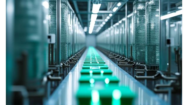 最新設備の整った日本の製造工場で、プロセス蒸気供給ラインが地熱パイプとつながり、エネルギー効率が向上している様子。製品がスムーズにラインを流れている